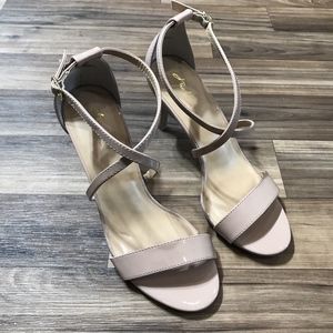 Thalia Sodi Darria Nude Strappy Dress Sandals Heel